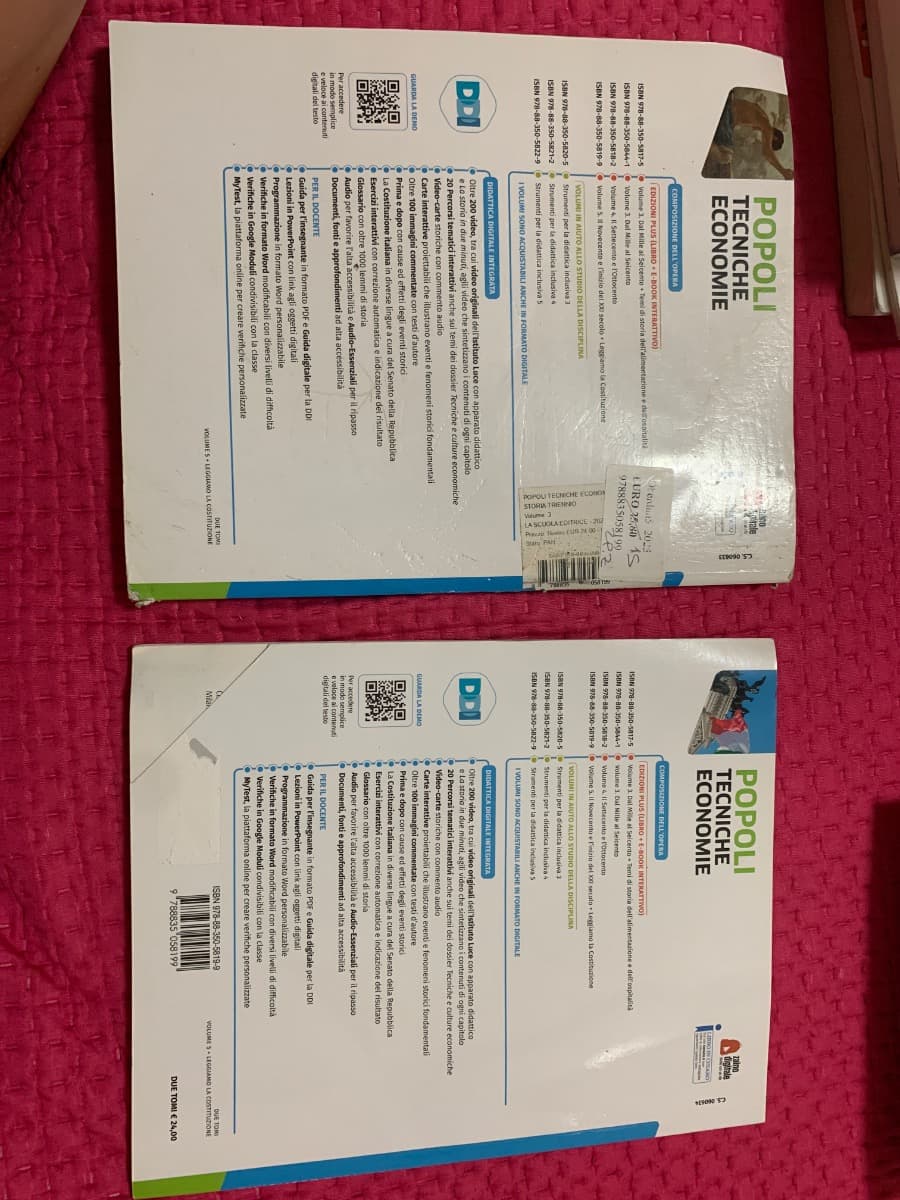 POPOLI TECNICHE ECONOMIE - VOLUME 5 + LEGGIAMO COSTITUZIONE - foto 2