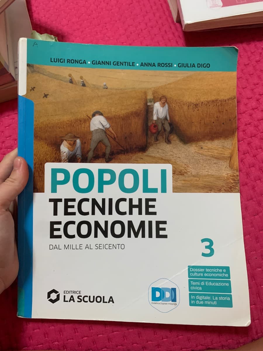 POPOLI TECNICHE ECONOMIE - VOLUME 3 TRIENNIO SINGOLO - foto 1