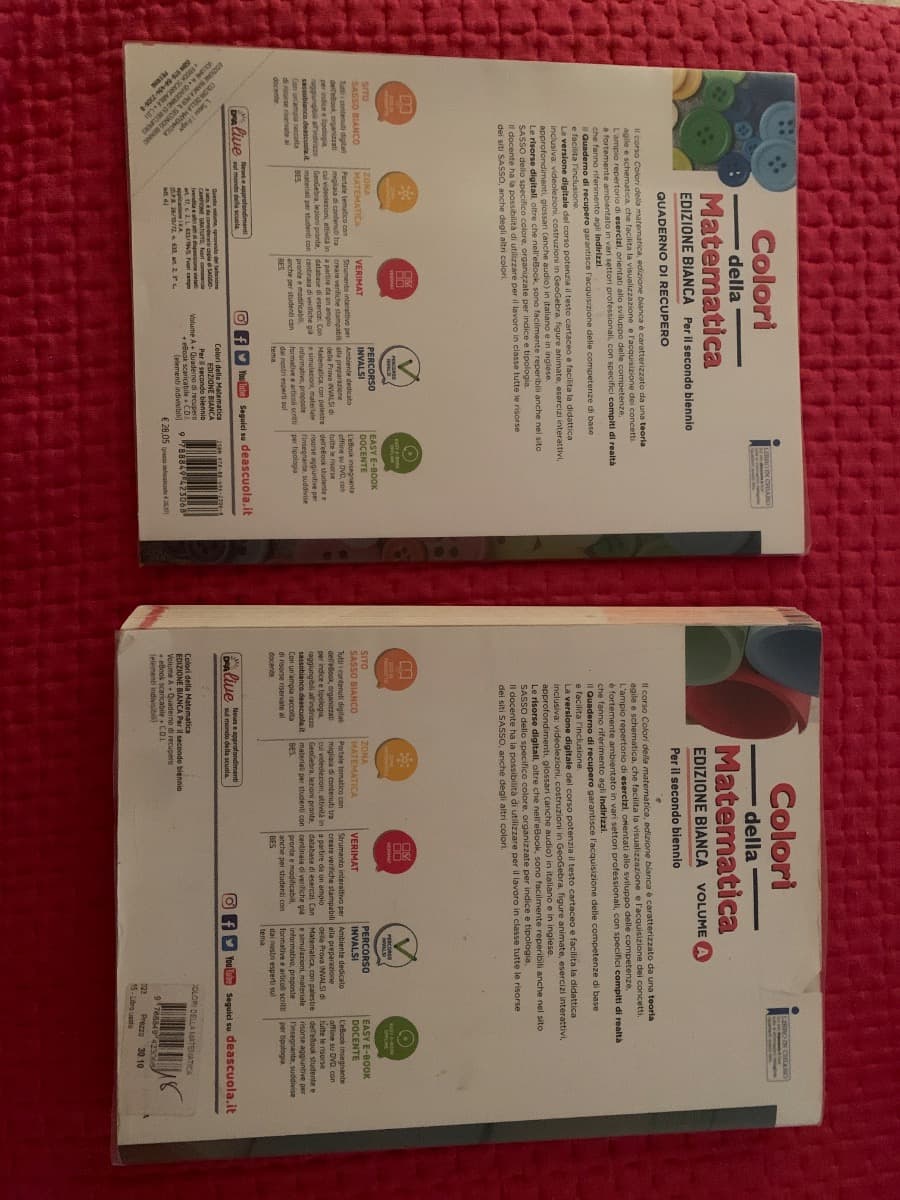 COLORI DELLA MATEMATICA - EDIZIONE BIANCA VOLUME A + QUADERNO + EBOOK - foto 2