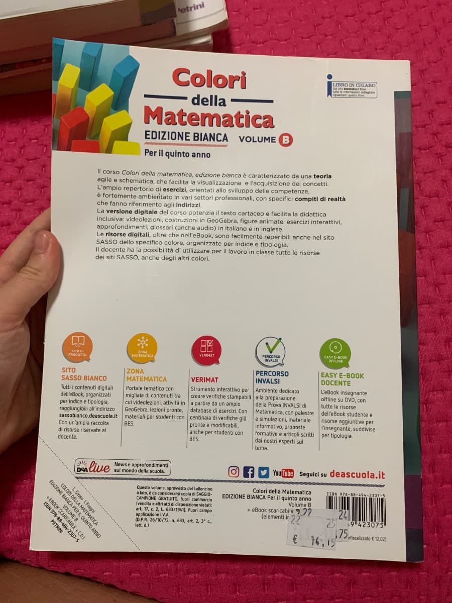 COLORI DELLA MATEMATICA - EDIZIONE BIANCA VOLUME B + EBOOK - foto 2