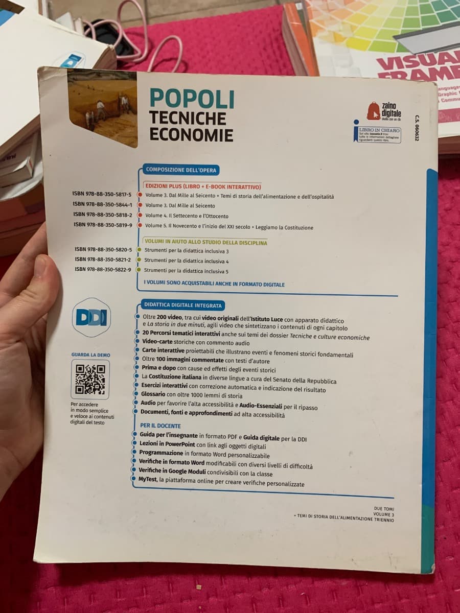 POPOLI TECNICHE ECONOMIE - VOLUME 3 TRIENNIO SINGOLO - foto 2
