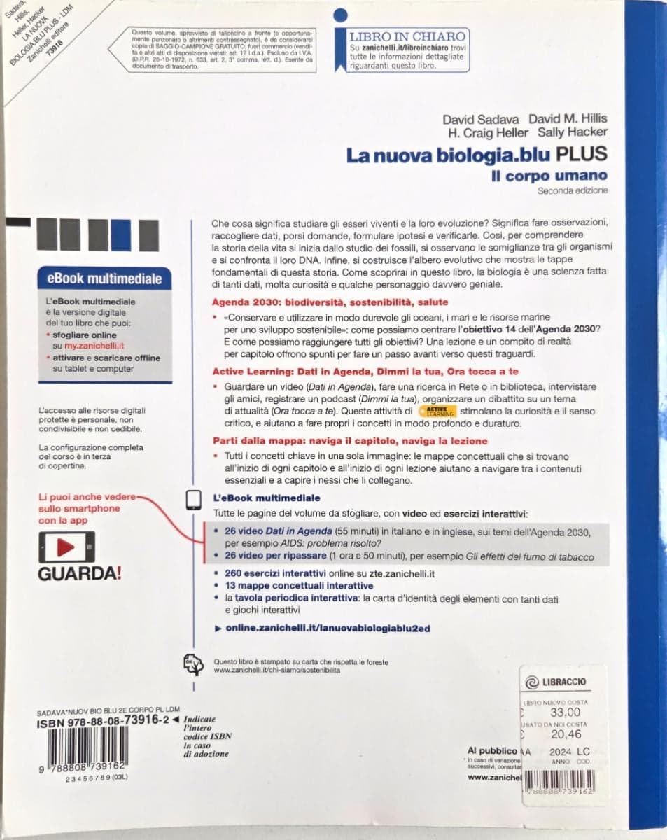 NUOVA BIOLOGIA.BLU 2ED. (LA) - IL CORPO UMANO PLUS (LDM) - foto 2