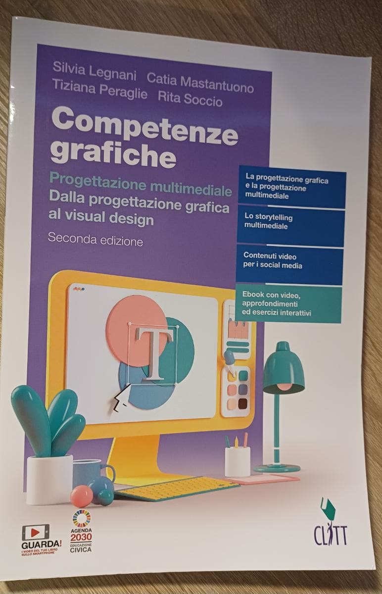 COMPETENZE GRAFICHE 2ED - PROGETTAZIONE MULTIMEDIALE VOLUME 2 BIENNIO (LDM) - foto 1