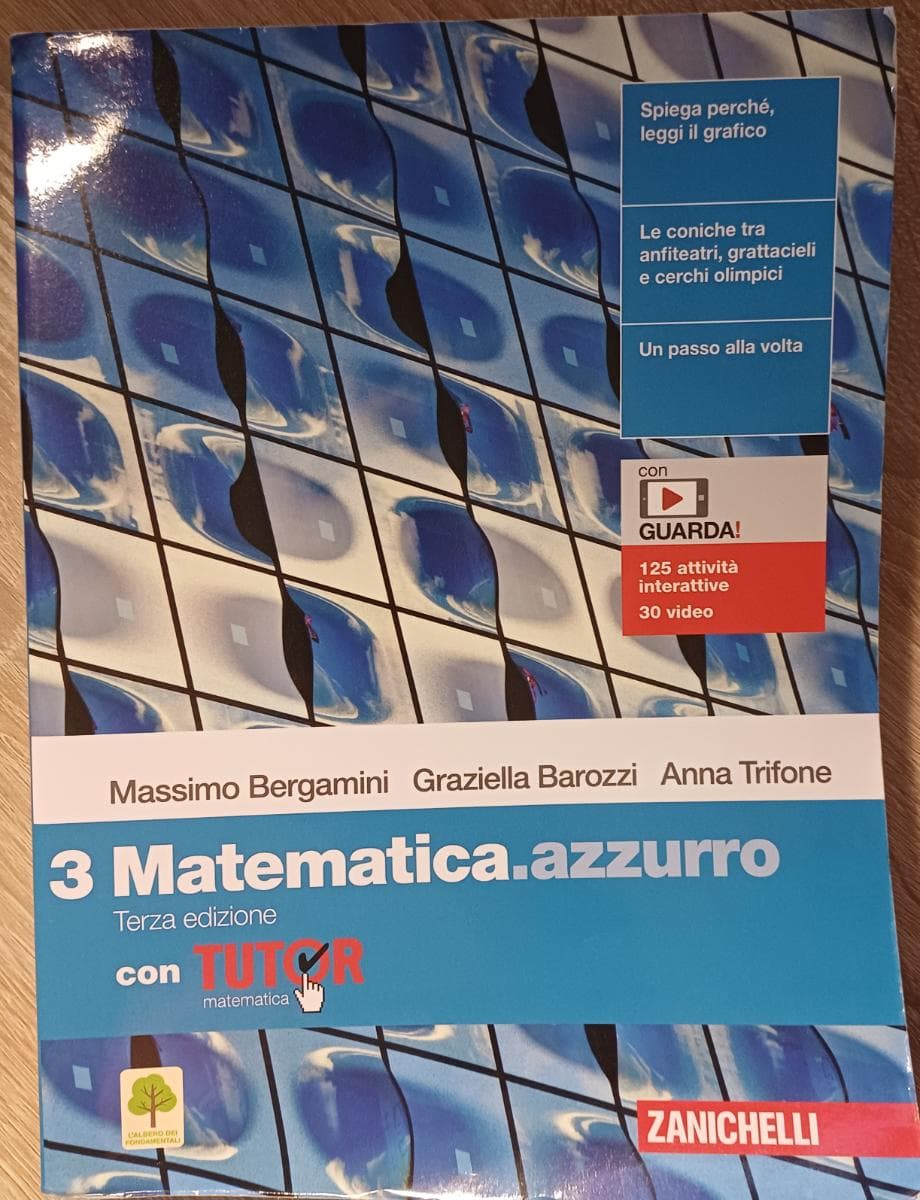 MATEMATICA.AZZURRO 3ED. - VOL. 3 CON TUTOR (LDM) - foto 1