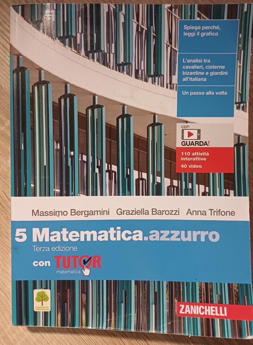MATEMATICA.AZZURRO 3ED. - VOL. 5 CON TUTOR (LDM) - foto 1