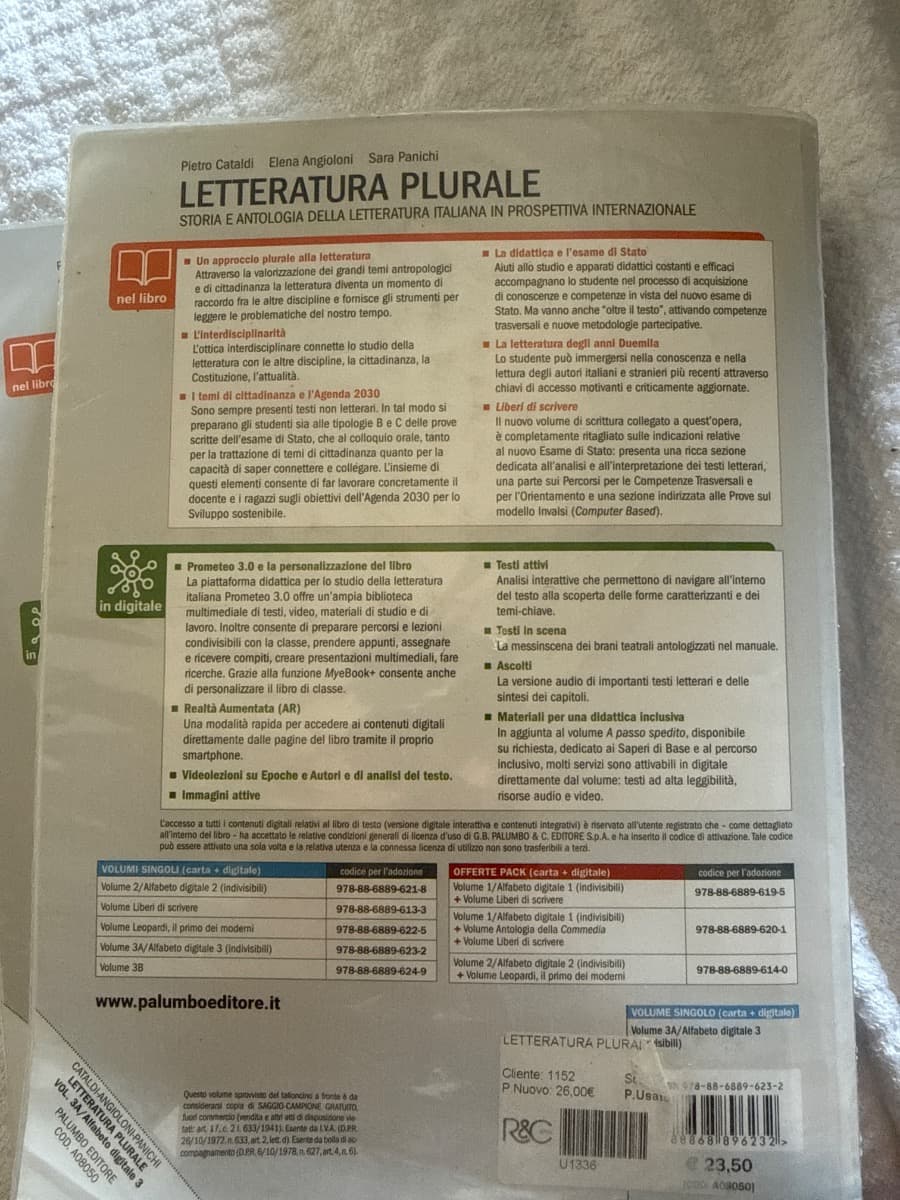 LETTERATURA PLURALE VOL. 3A - foto 2