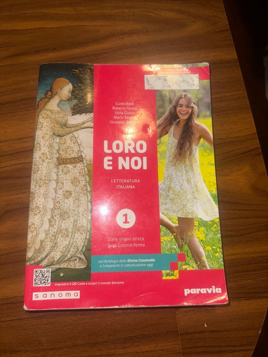 LORO E NOI 1 CON ANTOLOGIA DELLA DIVINA COMMEDIA CON 27 CANTI - foto 1