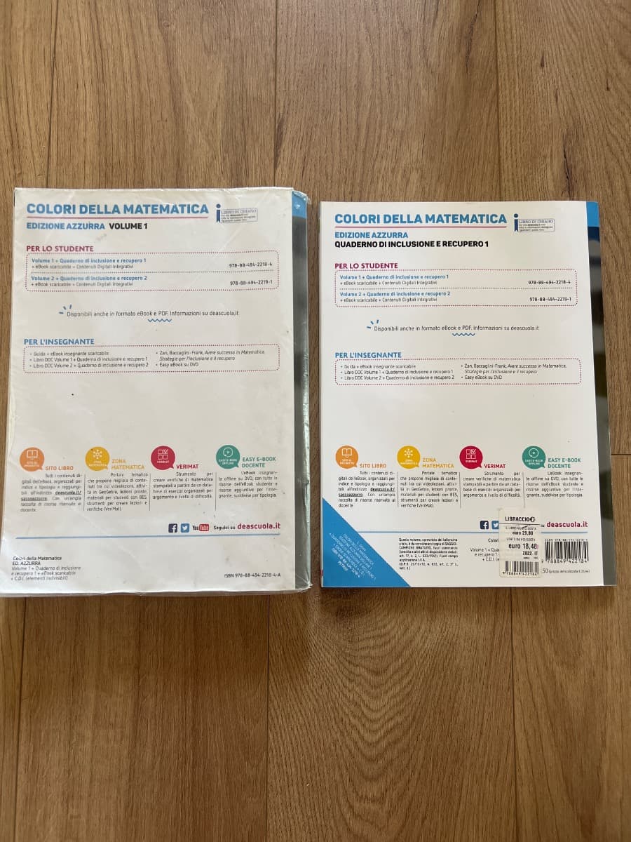 COLORI DELLA MATEMATICA - EDIZIONE AZZURRA VOLUME 1 + EBOOK - foto 2