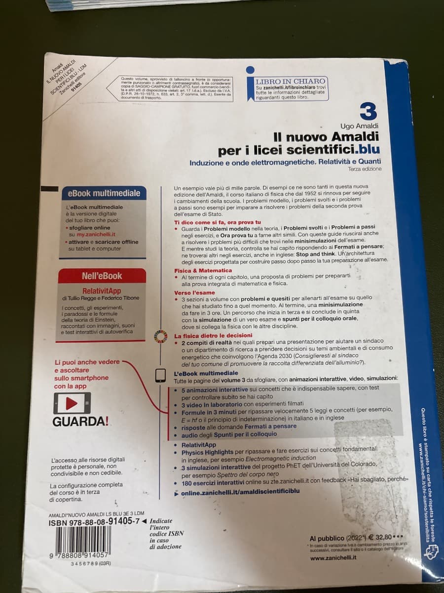 NUOVO AMALDI PER I LICEI SCIENTIFICI.BLU (IL) 3ED. - VOL. 3 (LDM) - foto 2