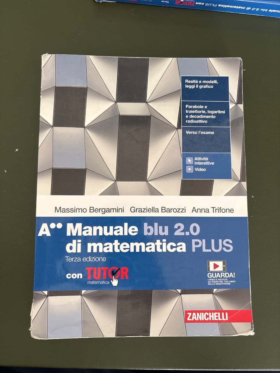 MANUALE BLU 2.0 DI MATEMATICA 3ED. - CONF. A PLUS CON TUTOR (LDM) - foto 1