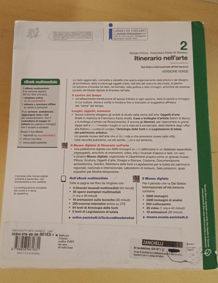 ITINERARIO NELL'ARTE 4A EDIZIONE VERSIONE VERDE - VOLUME 2 (LDM) - foto 2