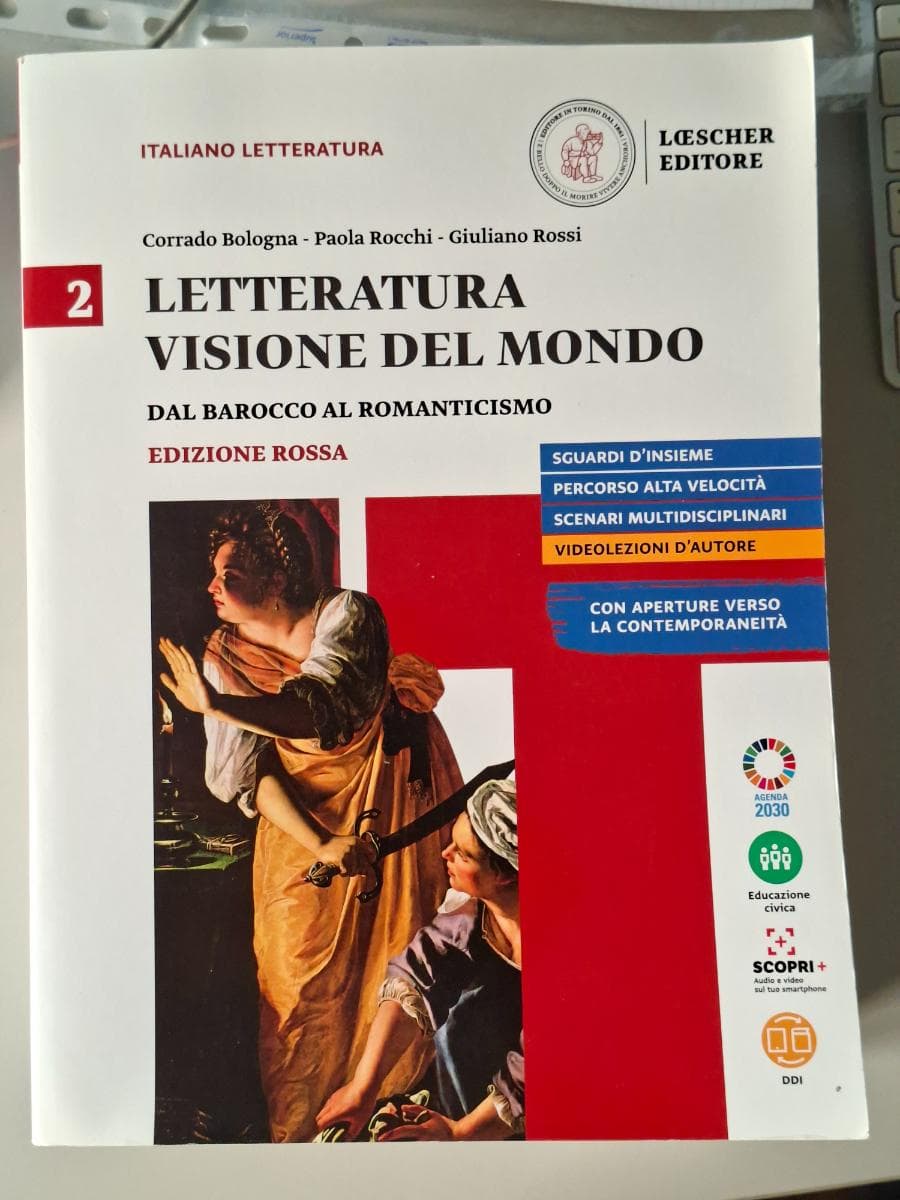 LETTERATURA VISIONE DEL MONDO ED.ROSSA V.2 - foto 1