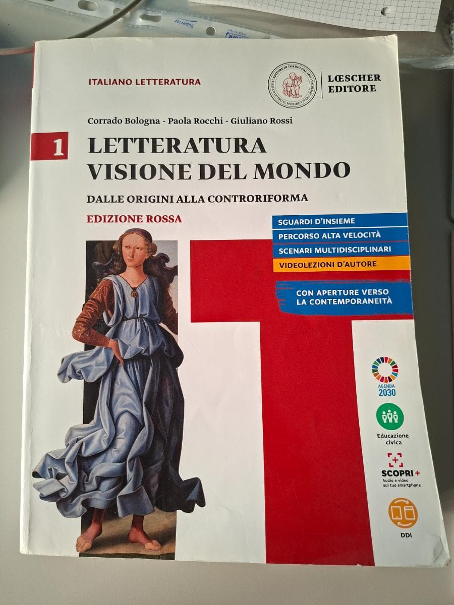 LETTERATURA VISIONE DEL MONDO ED.ROSSA V.1+STRUMENTI - foto 1