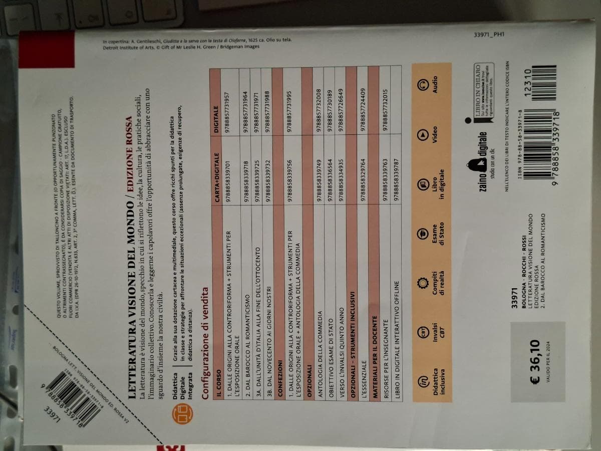 LETTERATURA VISIONE DEL MONDO ED.ROSSA V.2 - foto 2