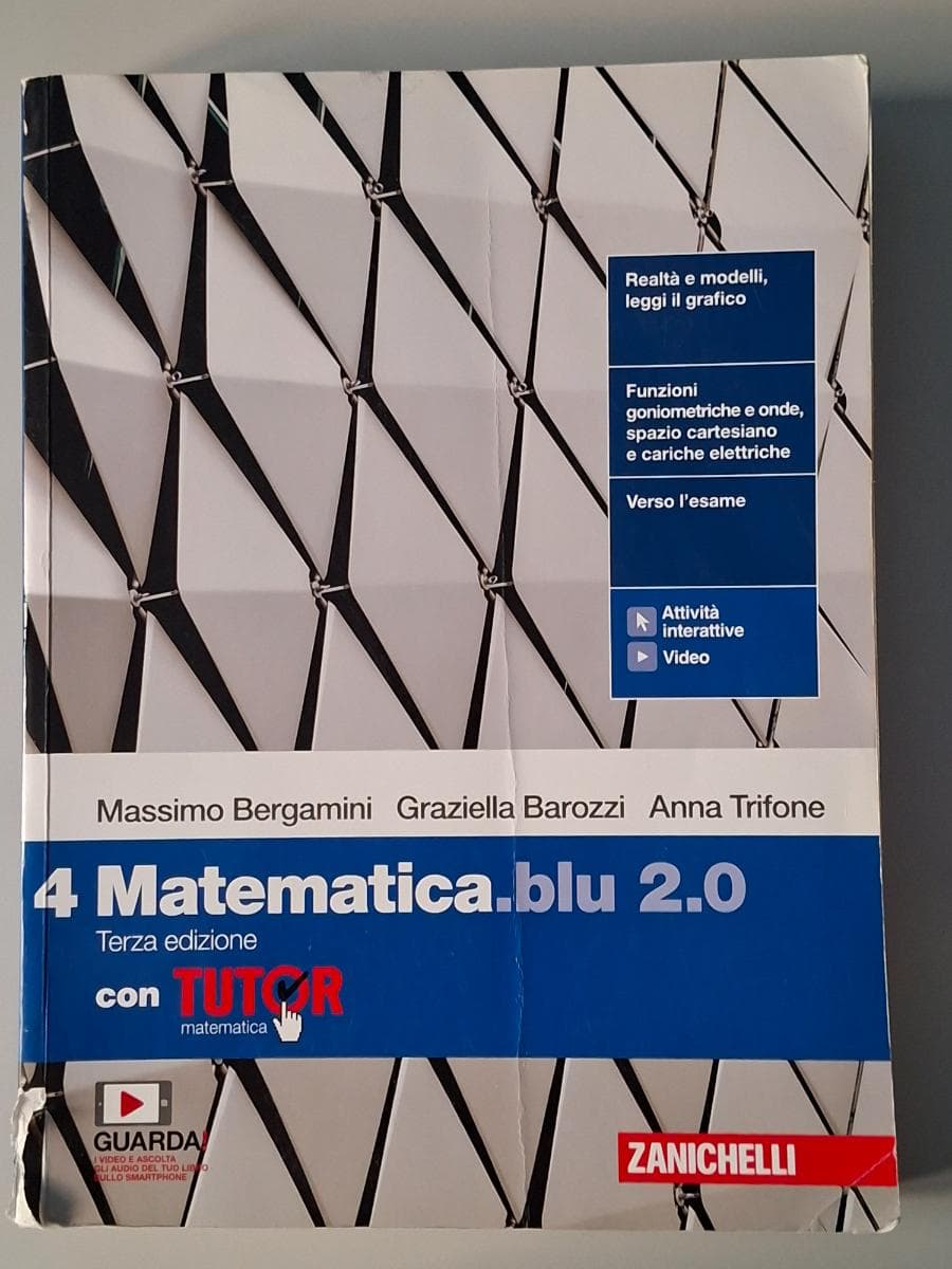 MATEMATICA BLU 2.0 3ED. - VOL. 4 CON TUTOR (LDM) - foto 1