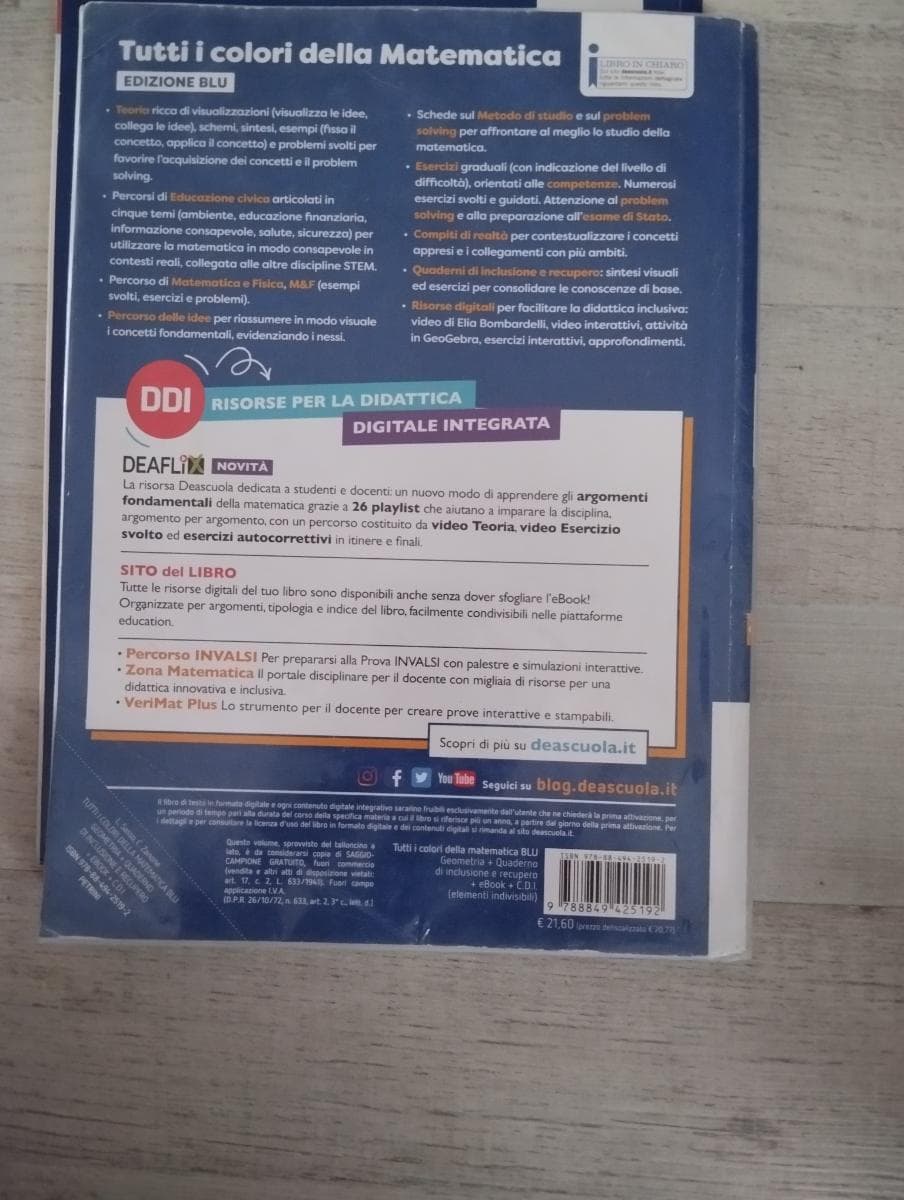 TUTTI I COLORI DELLA MATEMATICA - EDIZIONE BLU - PRIMO BIENNIO - foto 2