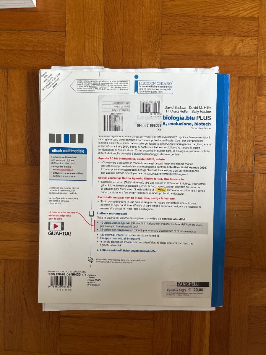 NUOVA BIOLOGIA.BLU 2ED. (LA) - GENETICA, DNA, EVOLUZIONE, BIOTECH PLUS (LDM) - foto 2