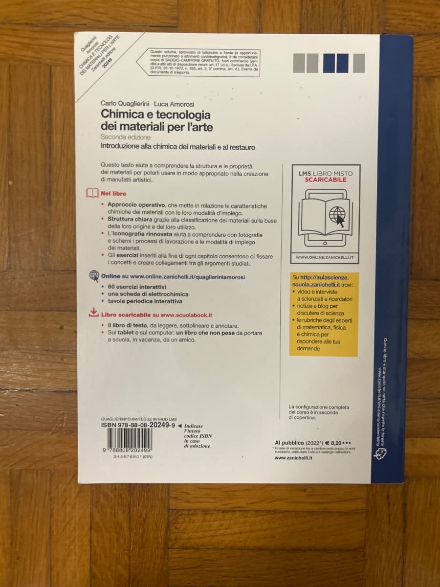 CHIMICA E TECNOLOGIA DEI MATERIALI PER L'ARTE 2ED. (LM) - foto 2