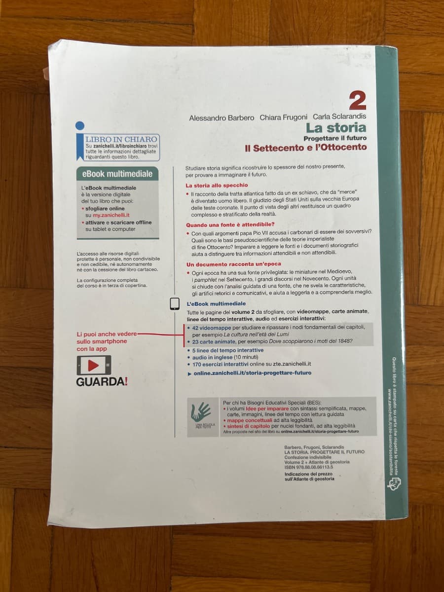 STORIA (LA). PROGETTARE IL FUTURO - CONF. VOL. 2 + ATLANTE GEOSTORIA (LDM) - foto 2