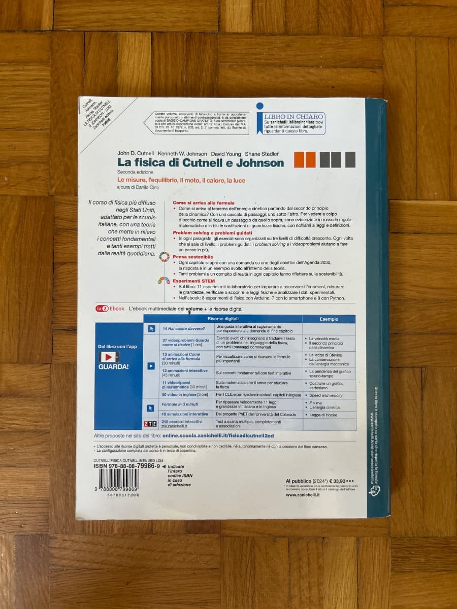 FISICA DI CUTNELL E JOHNSON (LA) 2ED. - VOLUME UNICO (LDM) - foto 2
