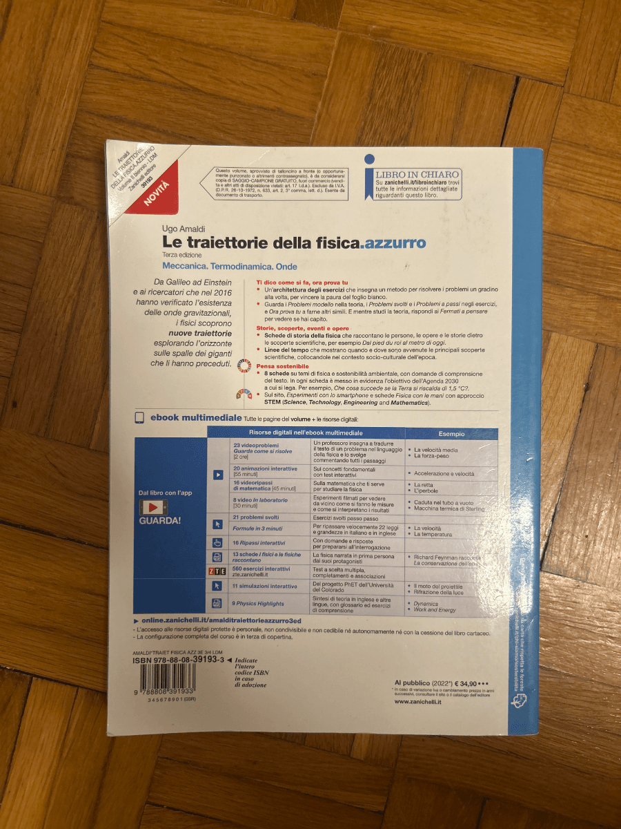 TRAIETTORIE DELLA FISICA.AZZURRO (LE) 3ED - VOLUME SECONDO BIENNIO (LDM) - foto 2