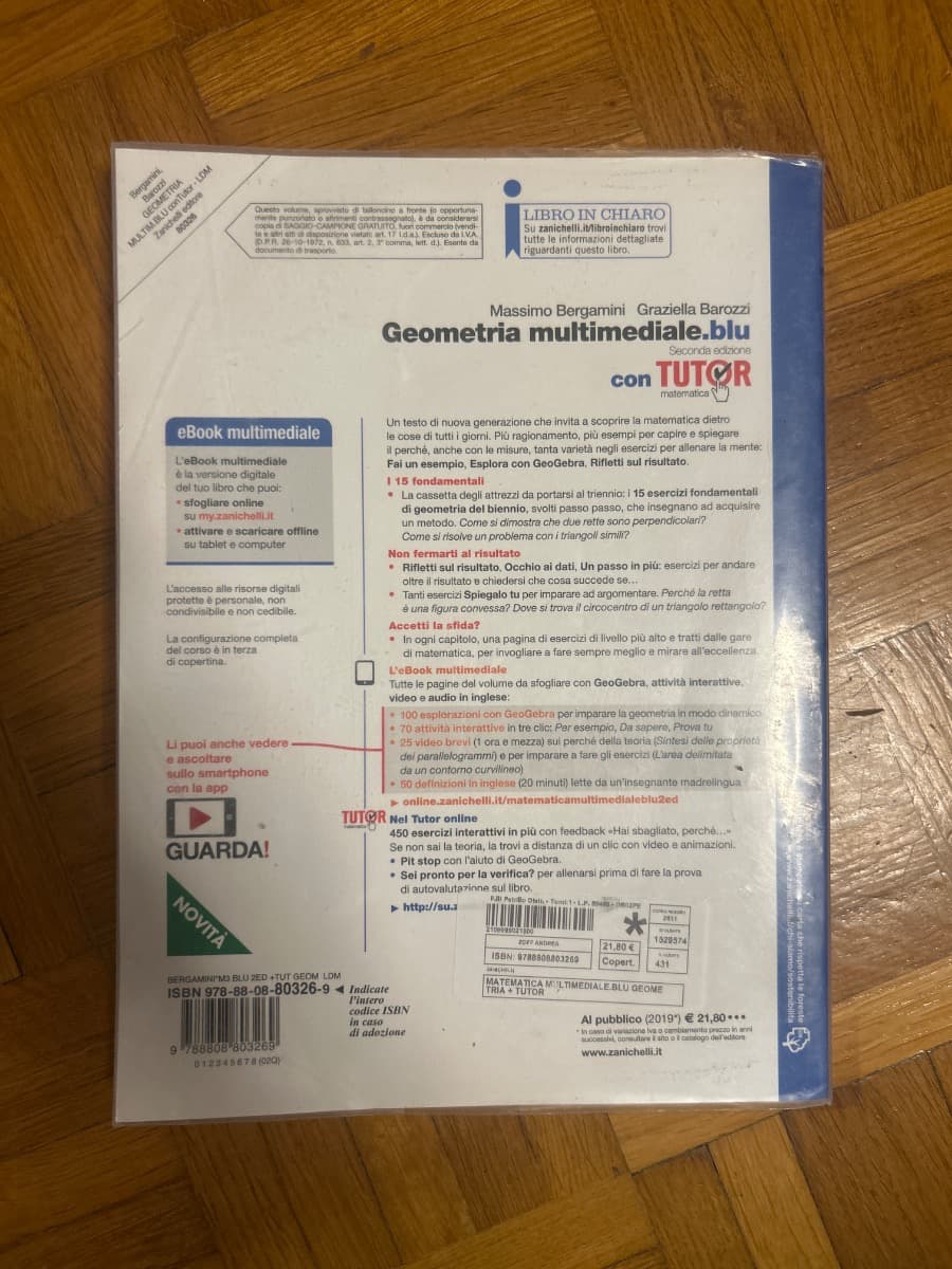 MATEMATICA MULTIMEDIALE.BLU - VOLUME GEOMETRIA CON TUTOR (LDM) - foto 2