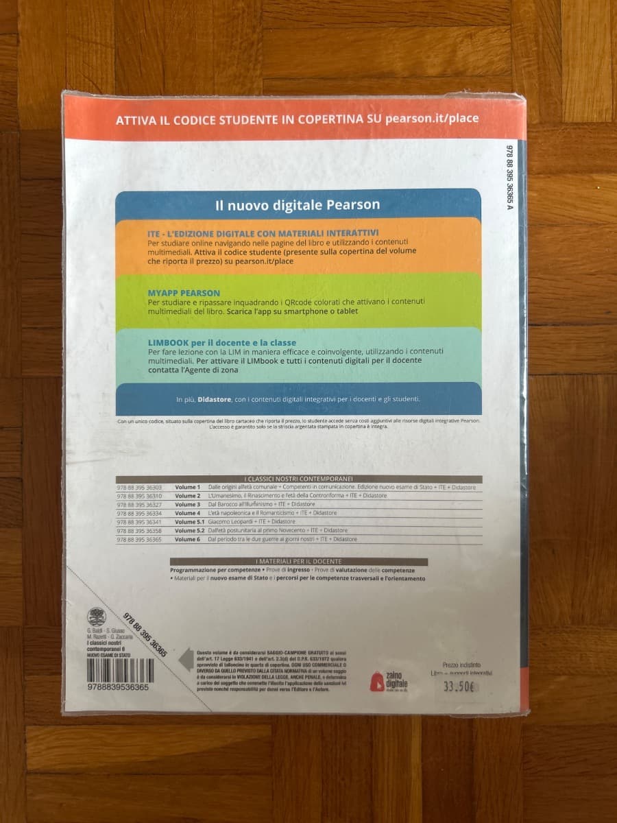CLASSICI NOSTRI CONTEMPORANEI 6 EDIZIONE NUOVO ESAME DI STATO (I) - foto 2