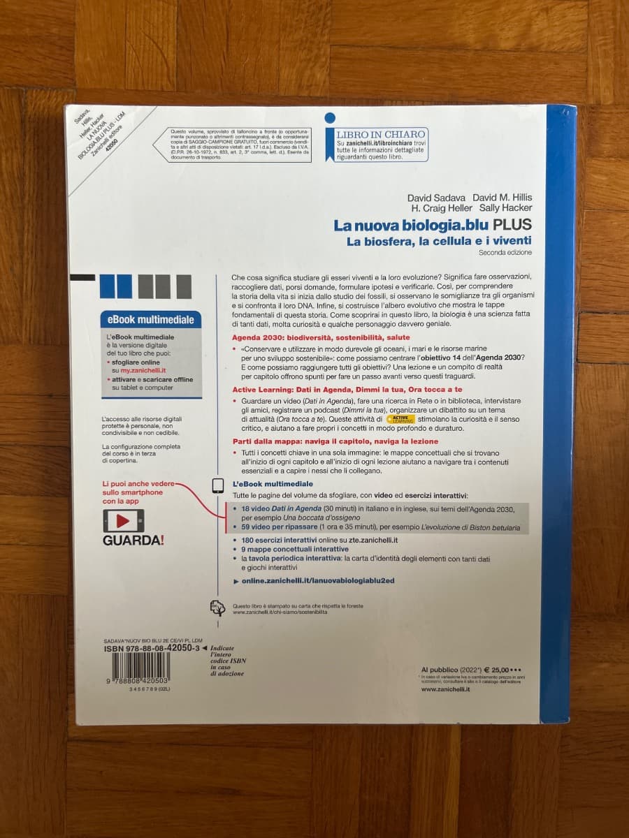 NUOVA BIOLOGIA.BLU 2ED. (LA) - LA BIOSFERA, LA CELLULA E I VIVENTI PLUS (LDM) - foto 2
