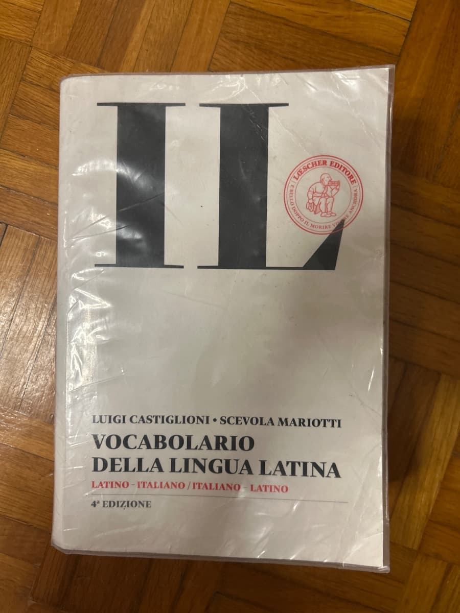 VOCABOLARIO DELLA LINGUA LATINA - foto 1