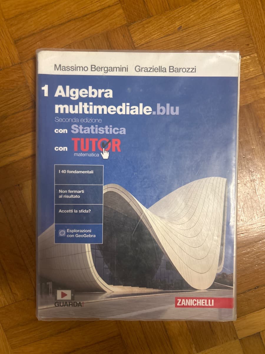 MATEMATICA MULTIMEDIALE.BLU - VOLUME ALGEBRA CON STATISTICA 1 CON TUTOR (LDM) - foto 1