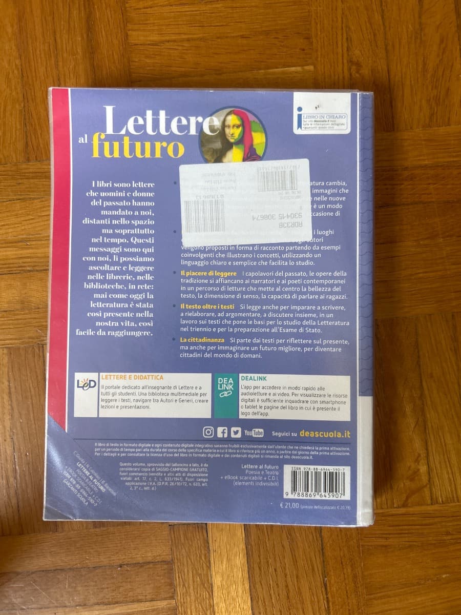 LETTERE AL FUTURO - VOLUME B POESIA E TEATRO + EBOOK - foto 2