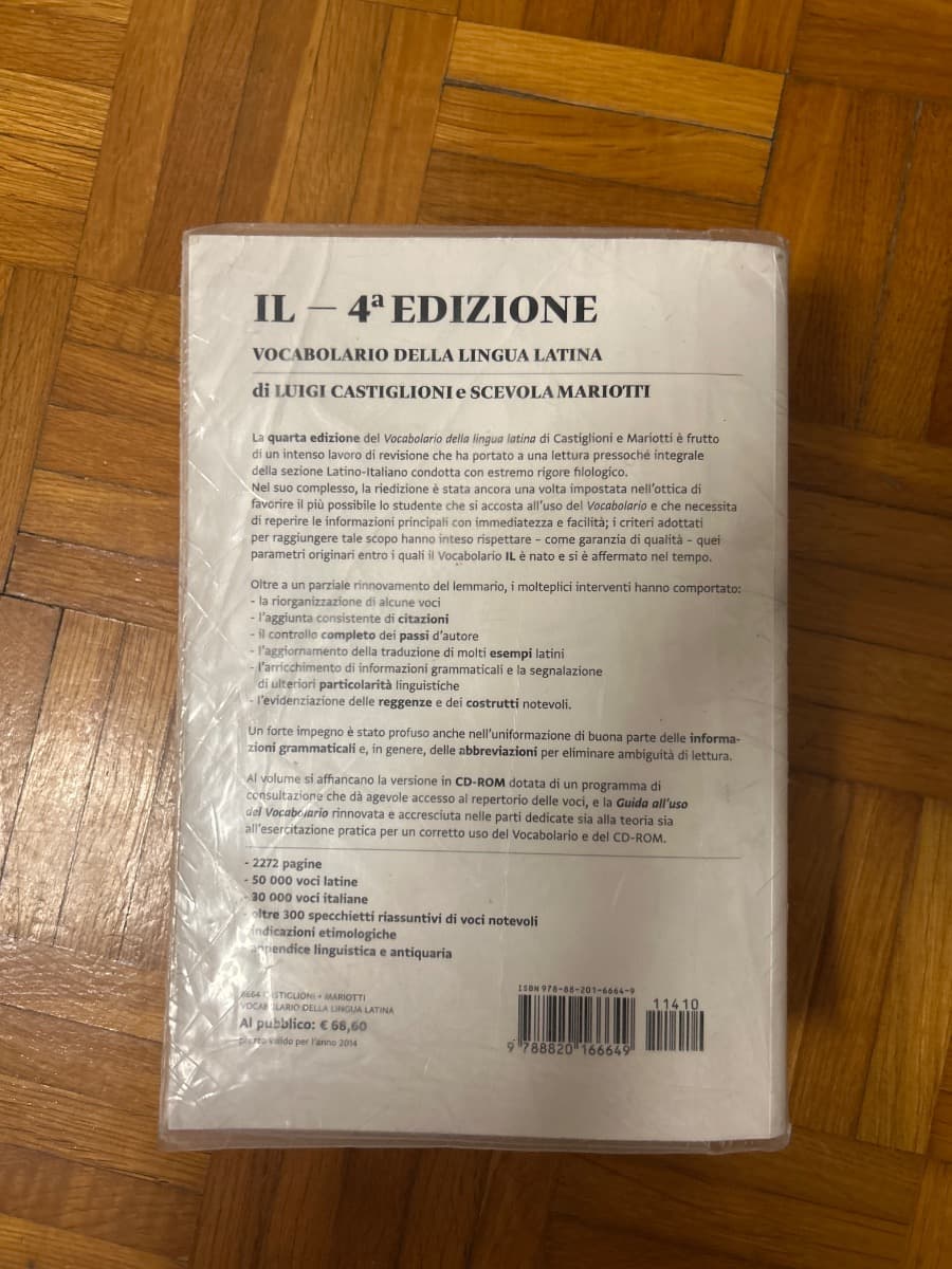 VOCABOLARIO DELLA LINGUA LATINA - foto 2