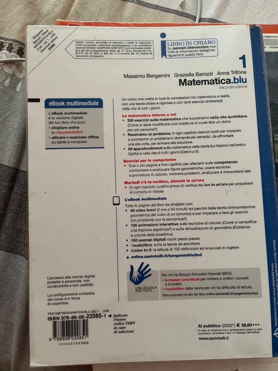 MATEMATICA.BLU 2ED. - VOLUME 1 (LDM) - foto 2