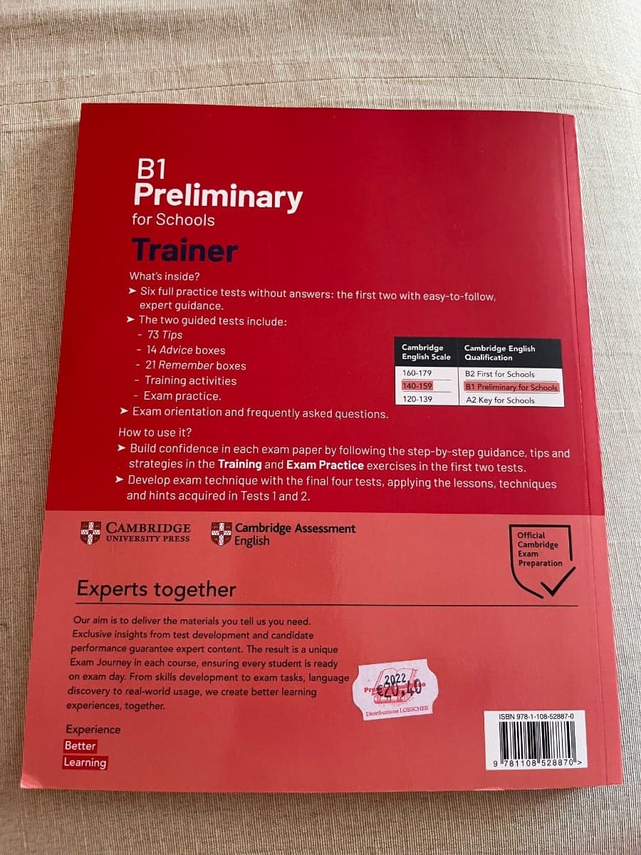 PRELIMINARY FOR SCHOOLS TRAINER FOR UPDATED 2020 EXAM - foto 2