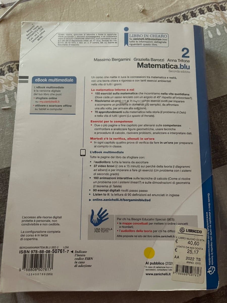 MATEMATICA.BLU 2ED. - VOLUME 2 (LDM) - foto 2