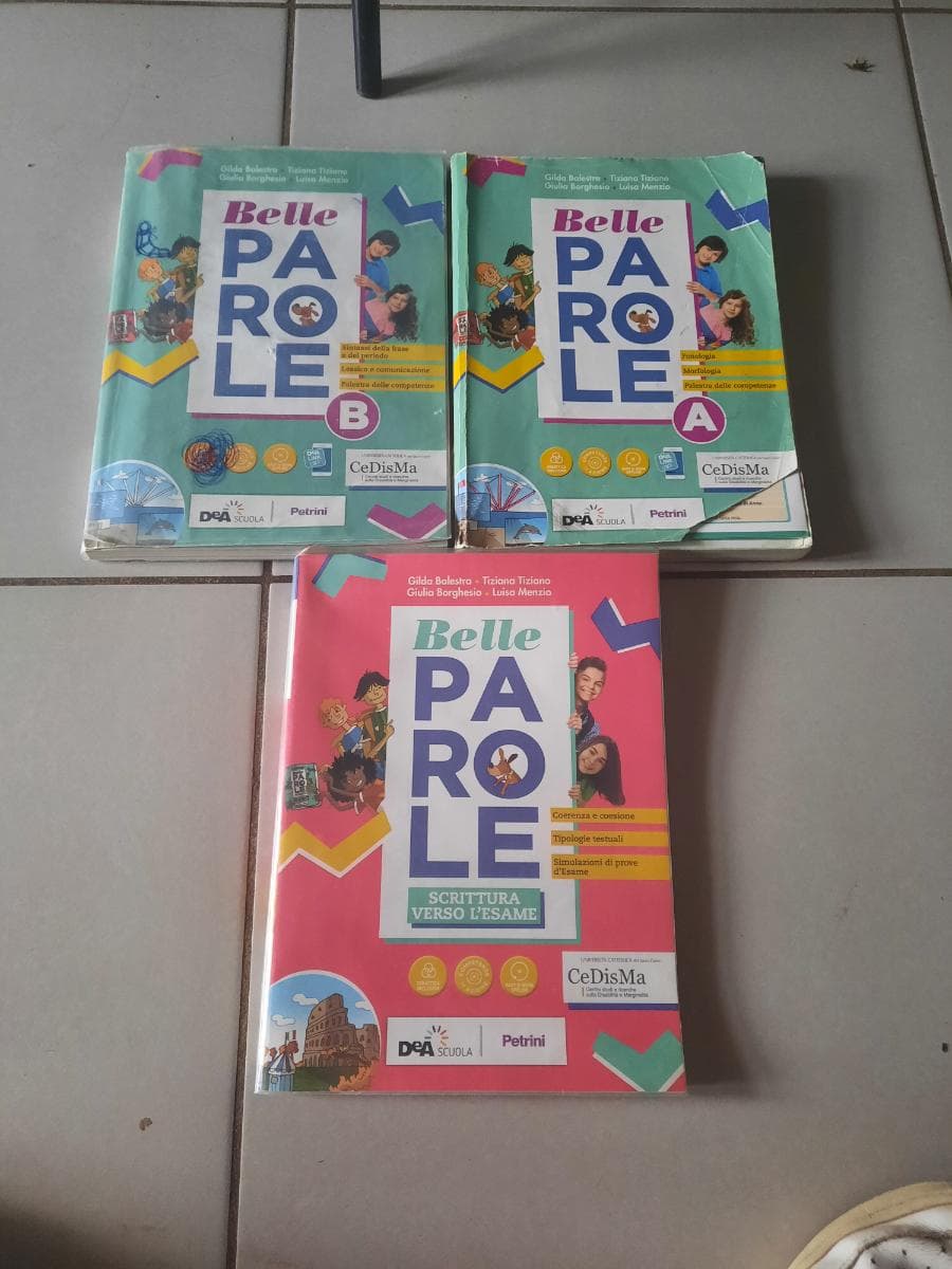 BELLE PAROLE VOL. A+ VOL. B CON PALESTRA COMPETENZE+SCRITTURA VERSO L'ESAME+ - foto 1