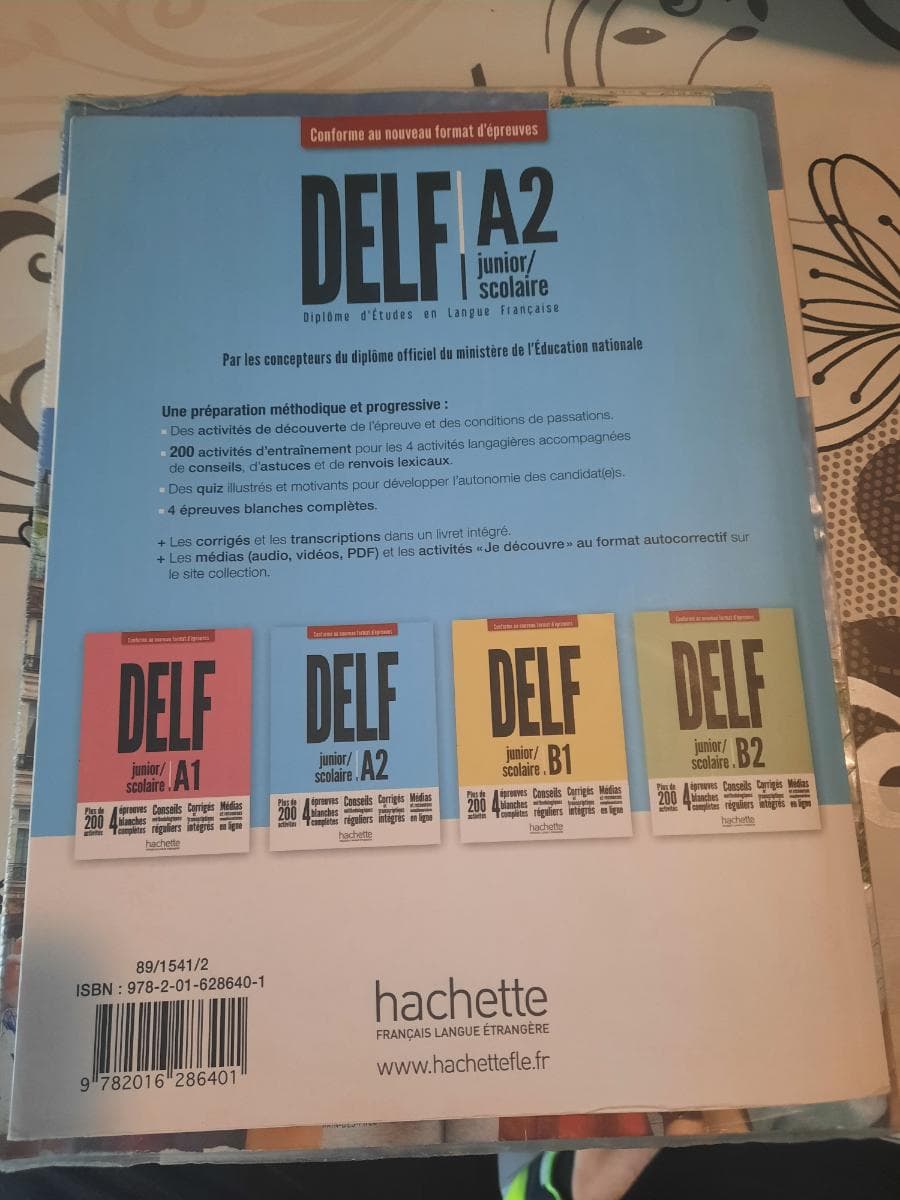 DELF A2 SCOLAIRE ET JUNIOR LIVRE ED. 2020 RIF.+ AUDIO TELECH - foto 2