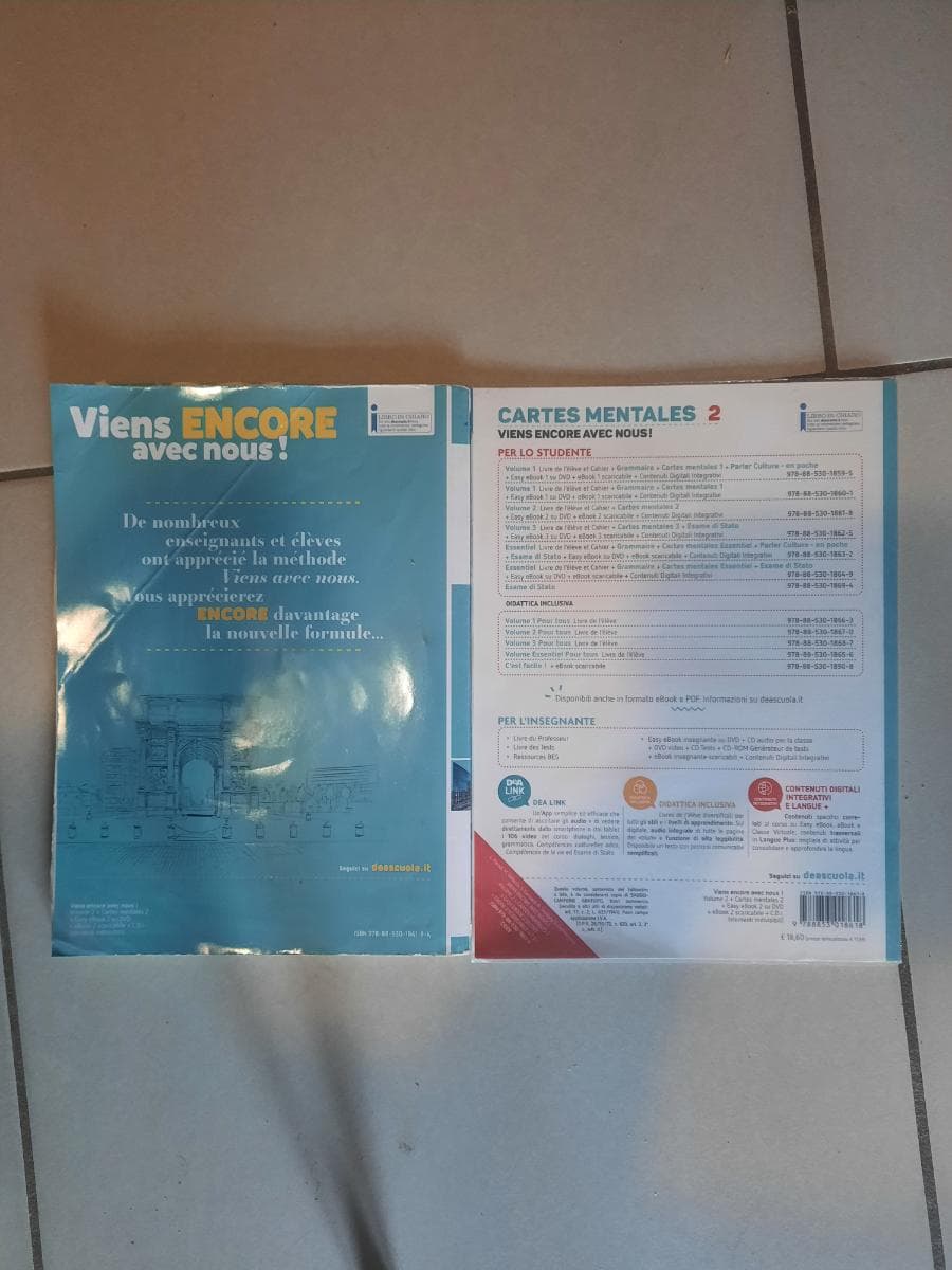 VIENS ENCORE AVEC NOUS! LIVRE ÉLÈVE ET CAHIER D'EXERCICES 2+CARTES MENTALES 2 - foto 2