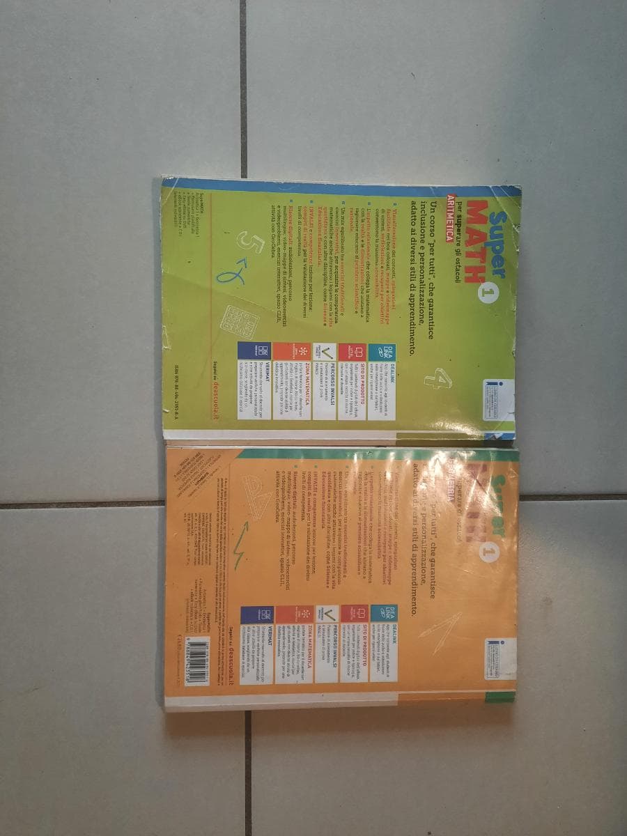 SUPERMATH-ARIT.VOL 1+TAVOLE NUM+GEOM.1+EASY EBOOK(SU DVD)+EBOOK - foto 2