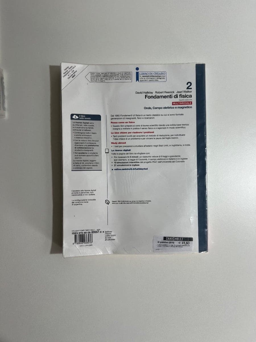 Fondamenti di fisica - Onde, Campo elettrico e magnetico - foto 2