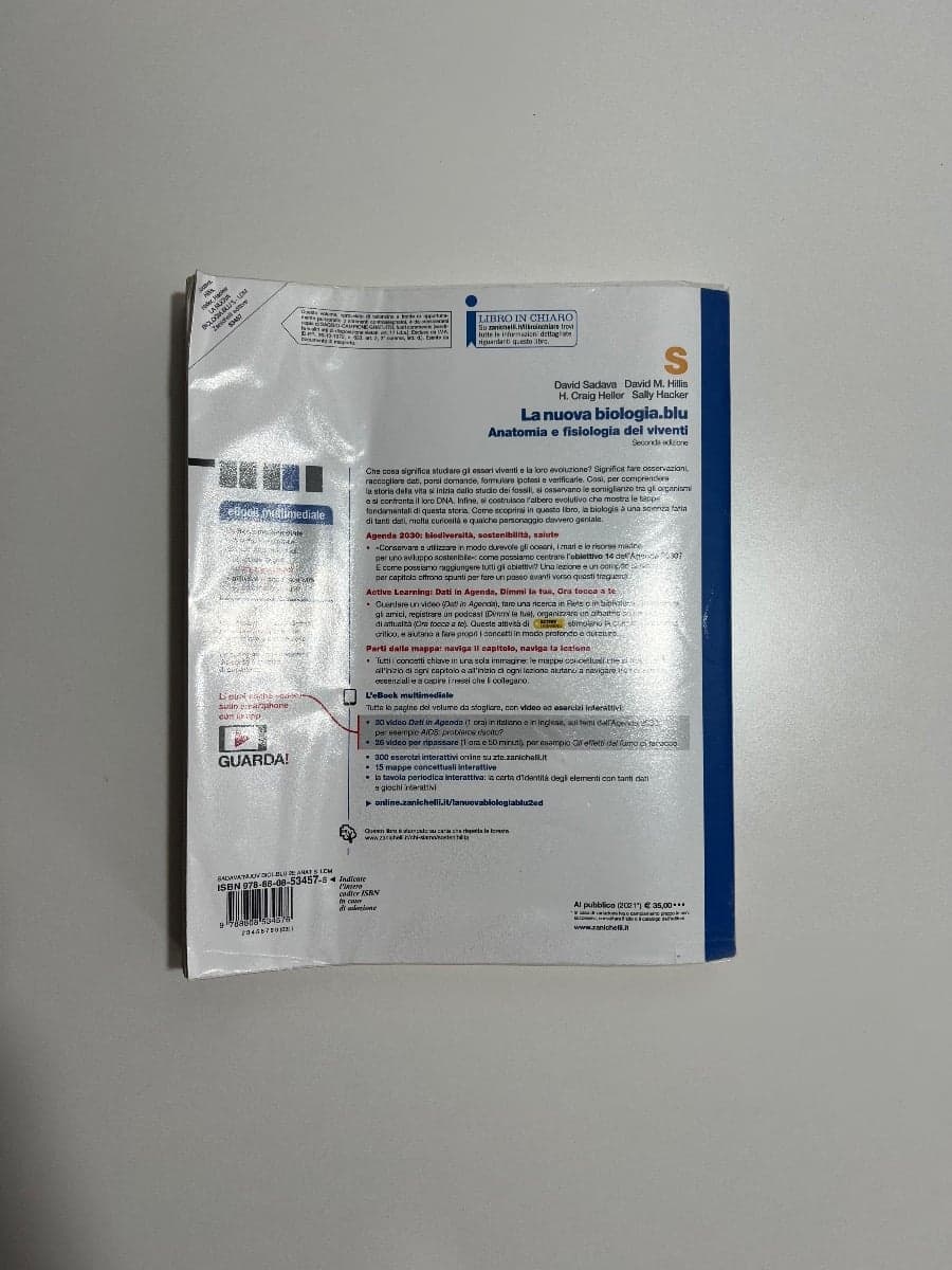 NUOVA BIOLOGIA.BLU 2ED. (LA) - ANATOMIA E FISIOLOGIA DEI VIVENTI S (LDM) - foto 2
