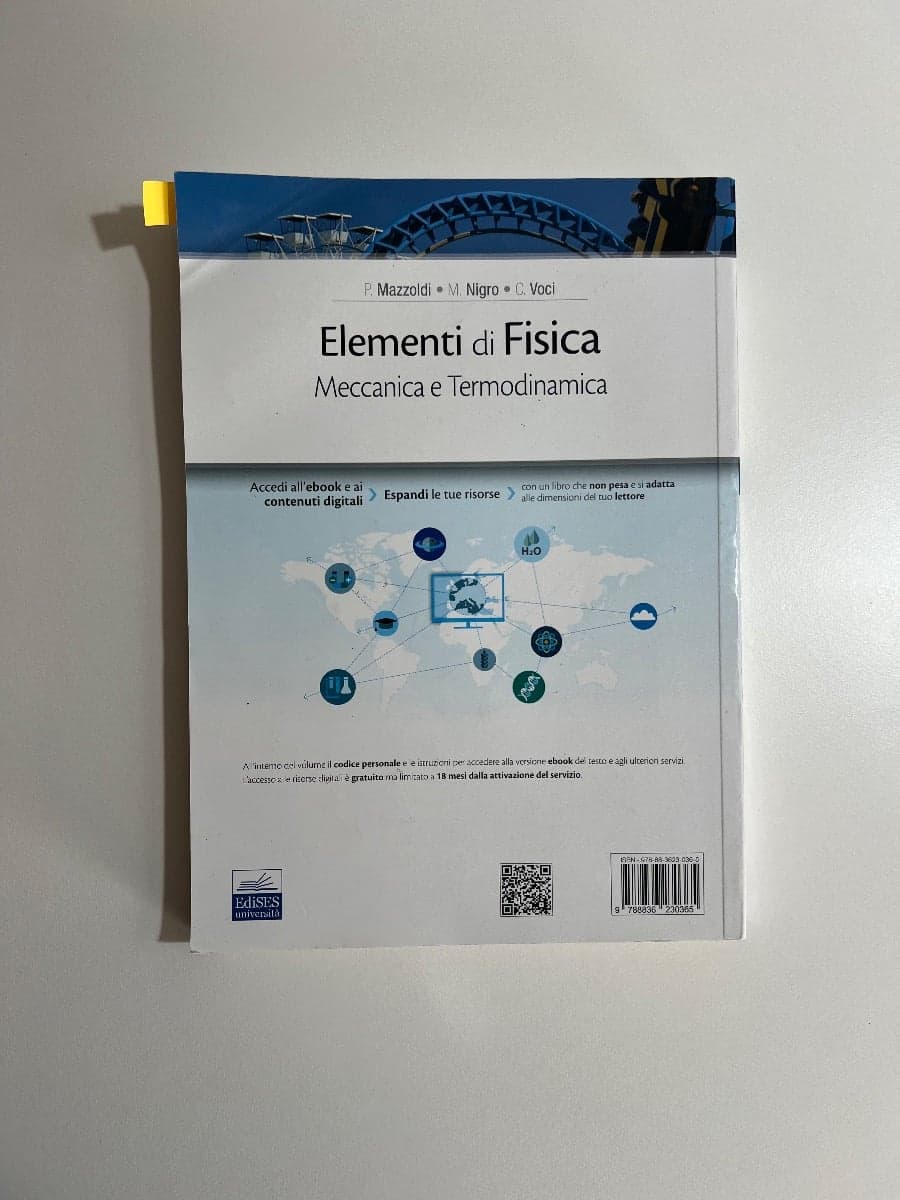 Elementi di Fisica - Meccanica e Termodinamica - foto 2