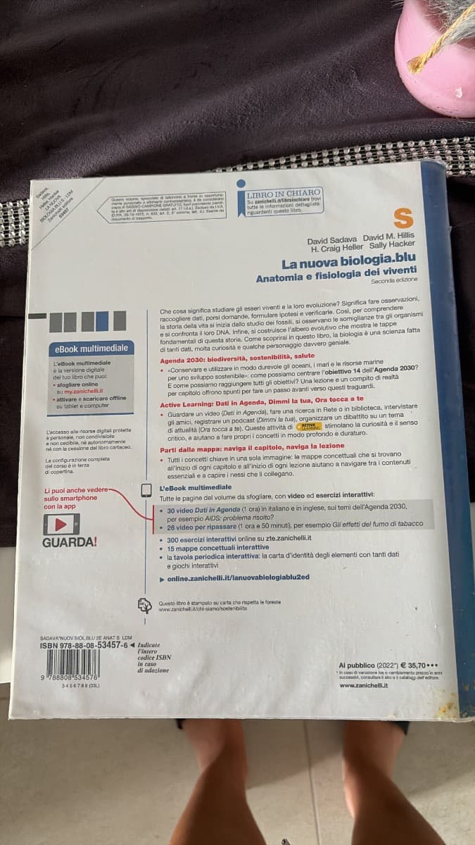NUOVA BIOLOGIA.BLU 2ED. (LA) - ANATOMIA E FISIOLOGIA DEI VIVENTI S (LDM) - foto 2
