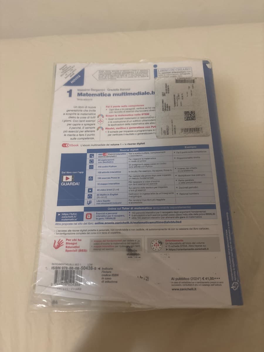 MATEMATICA MULTIMEDIALE.BLU 3ED. - VOL. 1 (LDM) - foto 2