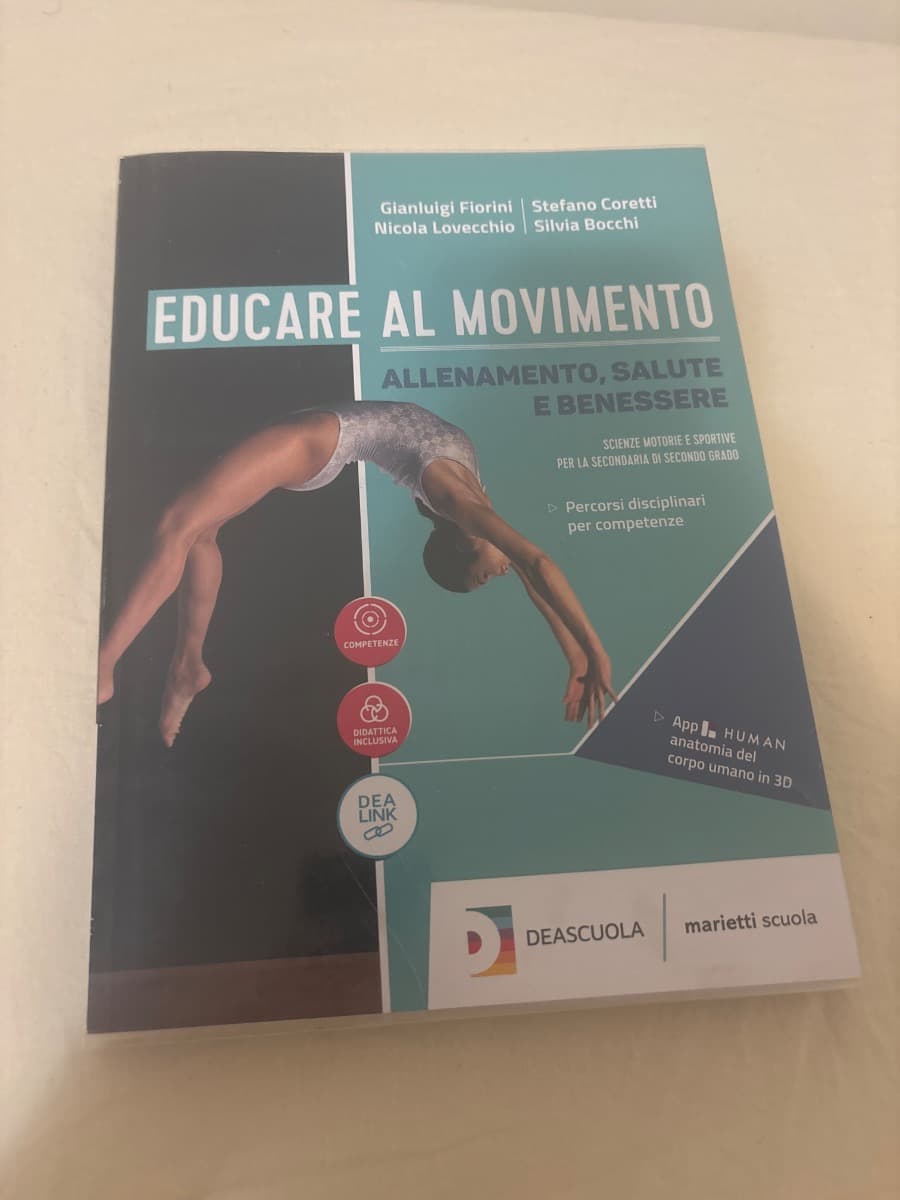 EDUCARE AL MOVIMENTO VOLUME ALLENAMENTO SALUTE E BENESSERE + EBOOK - foto 1