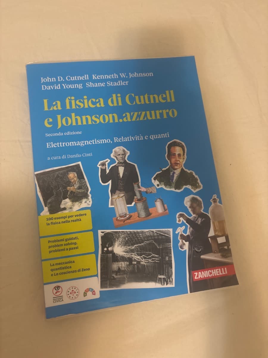FISICA DI CUTNELL E JOHNSON.AZZURRO (LA) 2ED. - VOLUME QUINTO ANNO (LDM) - foto 1