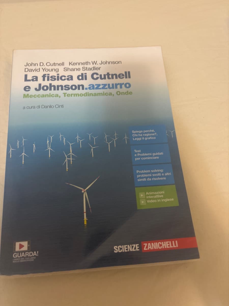 FISICA DI CUTNELL E JOHNSON (LA).AZZURRO - VOL. PER IL SECONDO BIENNIO (LDM) - foto 1
