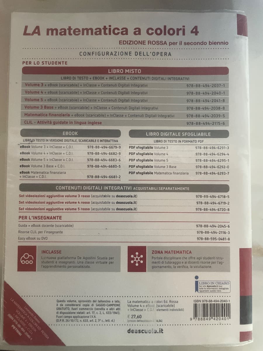 LA matematica a colori 4 - foto 2
