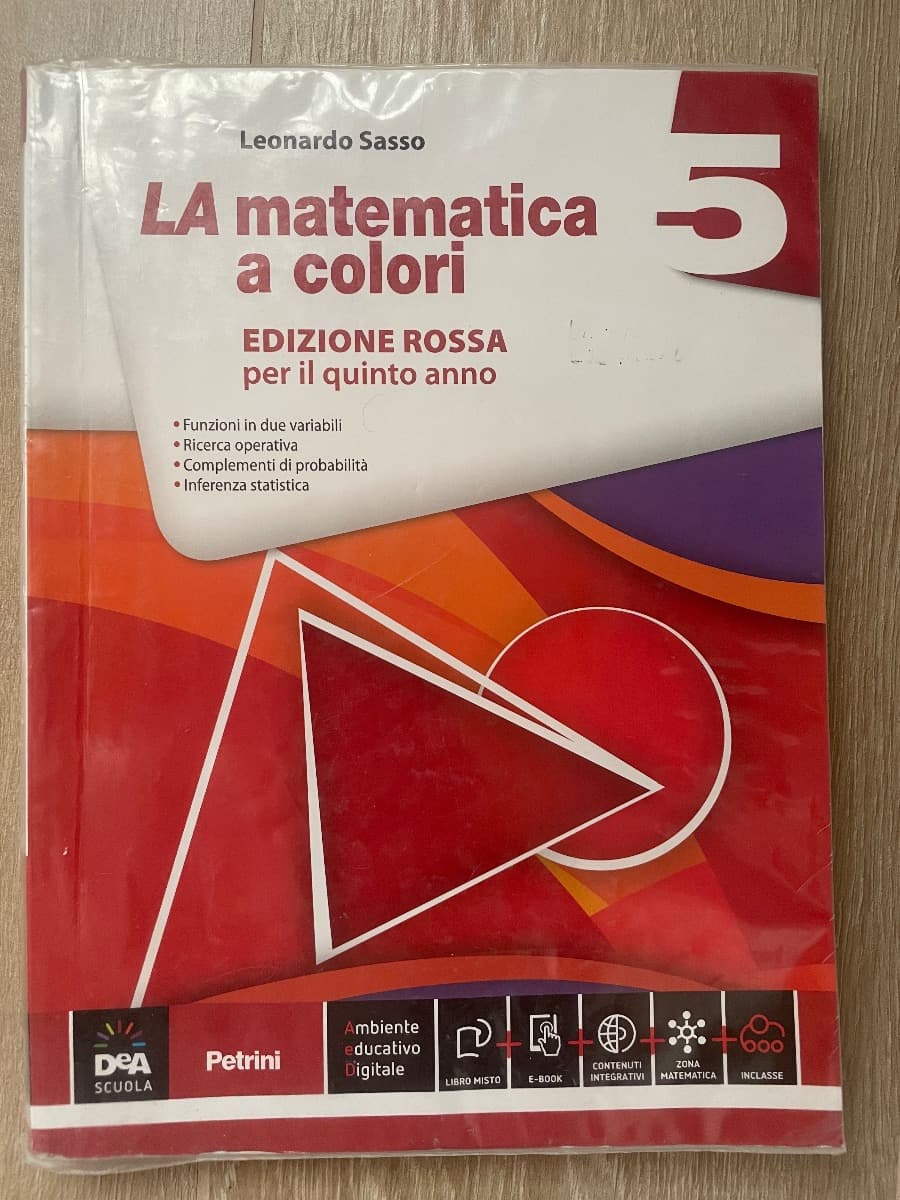 MATEMATICA A COLORI (LA) EDIZIONE ROSSA VOLUME 5 + EBOOK - foto 1