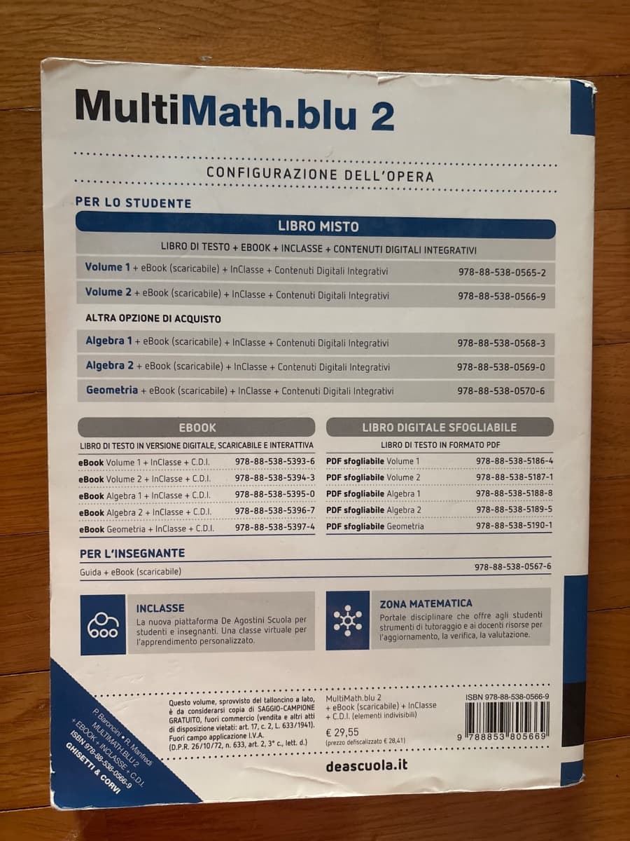 MULTIMATH BLU VOLUME 2 + EBOOK - foto 2